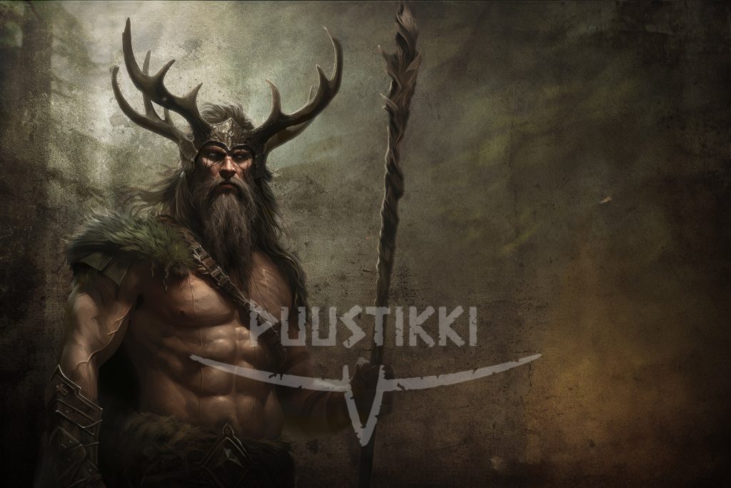Metsänjumala Tapio - digitaideteos