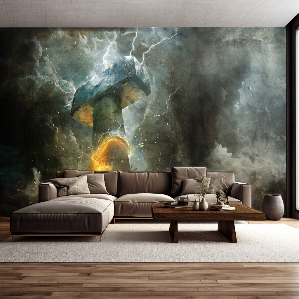 Mjölnir, Thorin vasara - digitaideteos - Image 2