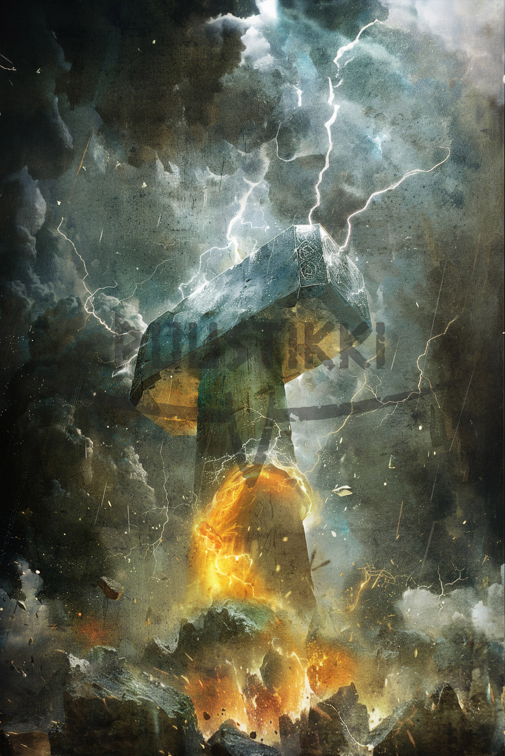 Mjölnir, Thorin vasara - digitaideteos - Image 3