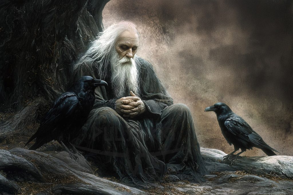 Odin ja Korpit - digitaideteos