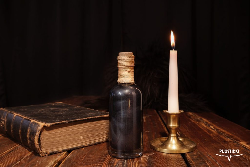 Taikaliemi "Potion of Dark Magic" Kapea pullo